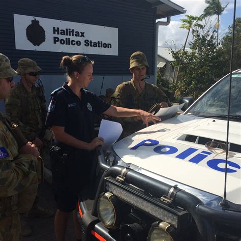 Halifax Police Exercise With Military Personnel Townsville