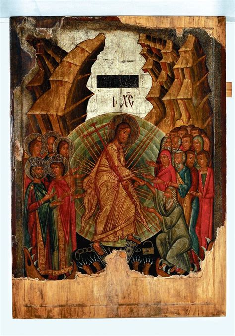 Zmartwychwstanie Chrystusa Anastasis Ikony Z Bezmiechowej Górnej