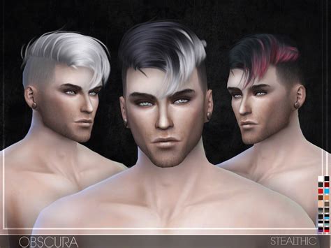 The Sims Resource Stealthic Obscura Male Hair