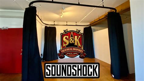 Sandk Home Studio Curtains 360 Degrees Soundshock Installation