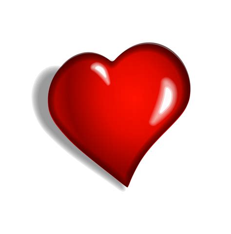 Red Heart Vector Graphics Image Free Stock Photo