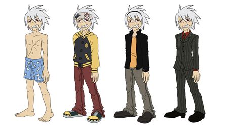 Soul Eater Evans Outfits By Nooby Banana On Deviantart