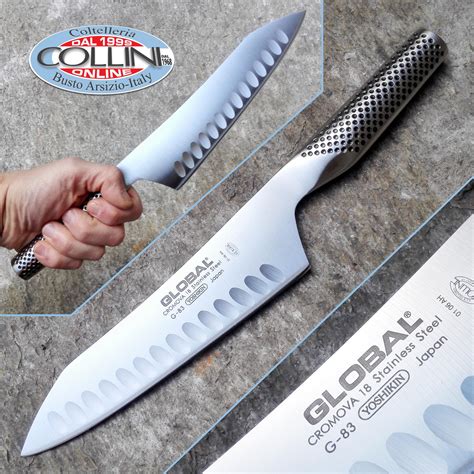 When yamada was commissioned for this task, his mandate was to develop a range of knives that was truly. Global knives - G83 - Honeycomb Oriental Kitchen - 18cm ...