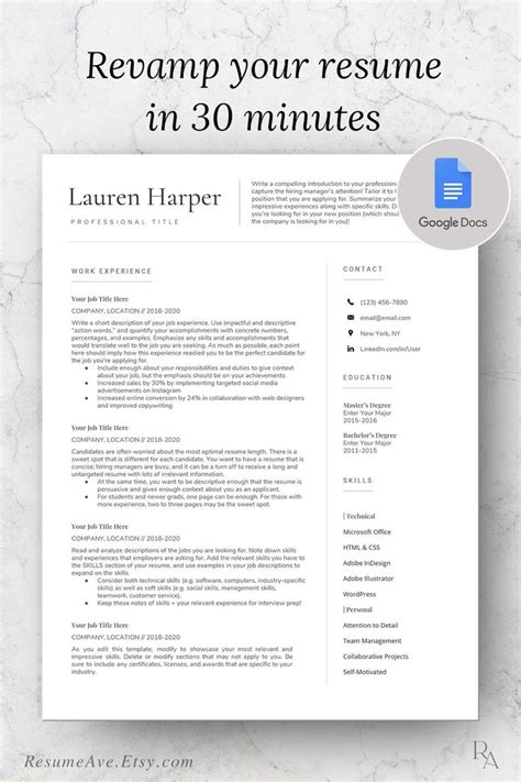 It is best to include any qualifications you have and which type of teaching position you. Simple google docs resume, professional teacher resume template mac, digital download cv design ...