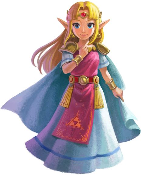 Princess Zelda Characters Art The Legend Of Zelda A Link Between Worlds Legend Of Zelda