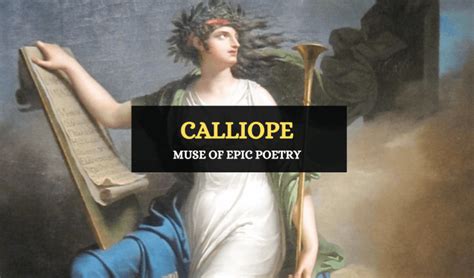 Calliope Muse Of Epic Poetry And Eloquence In Greek Mythology