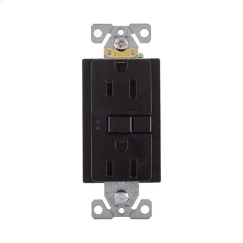 Cooper Wiring Devices Black Gfci Receptacle 15a 2p3w Electrical