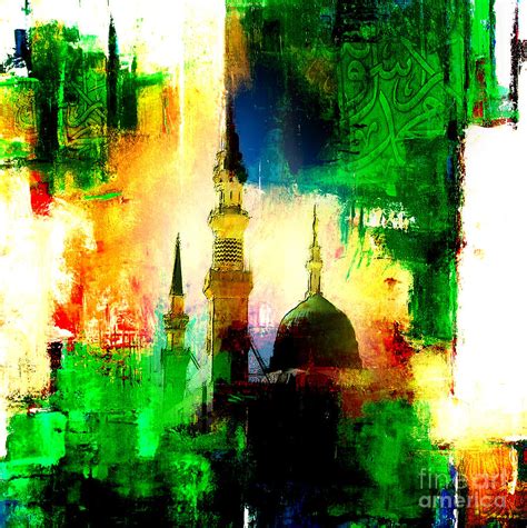Nabvi Mosque Painting By Gull G Fine Art America