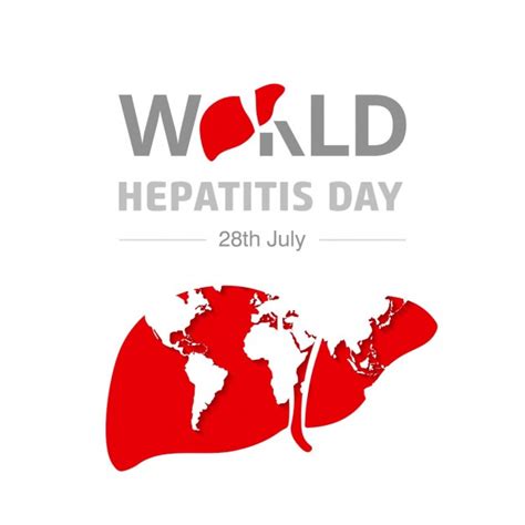World hepatitis day is annually held on july 28 to promote awareness of hepatitis, a disease that affects the liver. World hepatitis day background with map Vector | Free Download