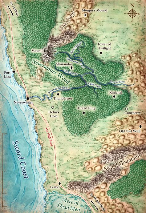 The Sword Coast Interactive Map Pelajaran