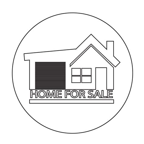 Home For Sale Icon 575072 Vector Art At Vecteezy