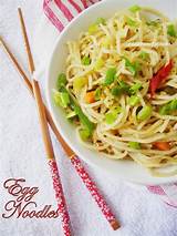 Place the glass noodles in a large bowl and add enough hot water to cover. Egg Noodles (Chinese Style)