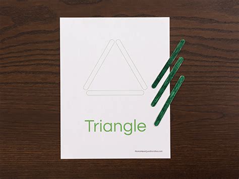 Triangle Shapes Activity For Toddlers And Preschoolers Teaching