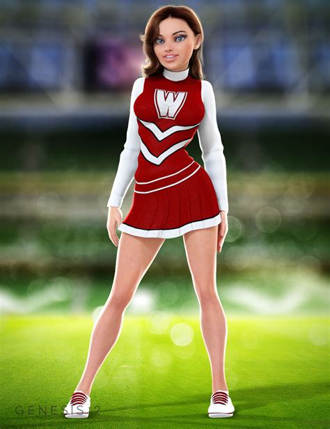 Cheerleader For Genesis Female S Daz D