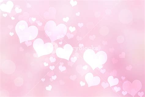 Abstract Heart Lights Background Pink And White Royalty Free Stock