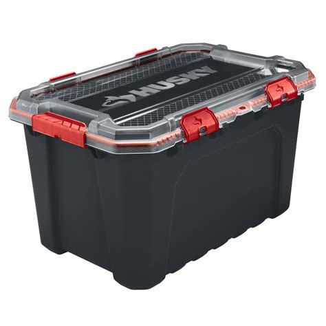 Husky 20 Gal Professional Duty Waterproof Storage Container With