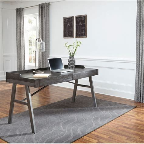 Select image or upload your own 20% off qualifying reg. Raventown - Grayish Brown - Home Office Desk