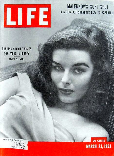 1953 Life Magazine Cover Elaine Stewart Hollywood Vintage