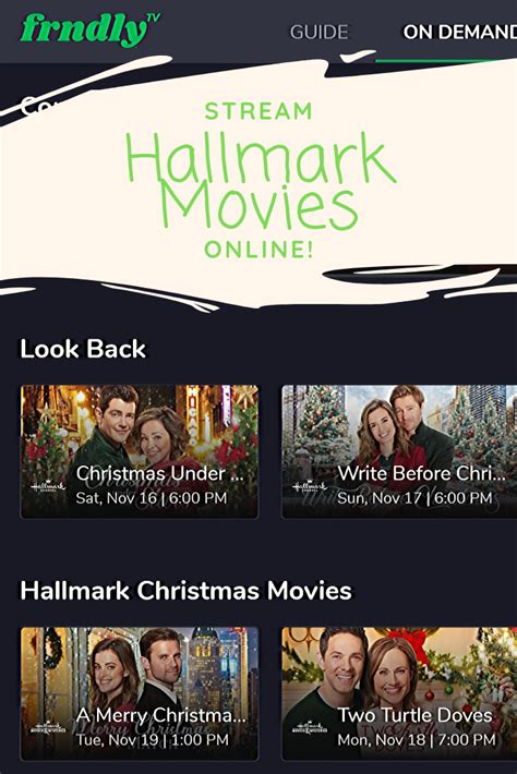 At hallmark channel, we celebrate life's. You Can Finally Stream Hallmark Channel with FrndlyTV ...