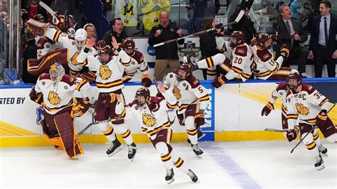 Ncaa Division I Mens Ice Hockey 2019 Tourney Results Highlights And