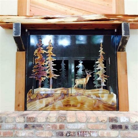 Maybe you would like to learn more about one of these? Custom Fireplace Screen by Fusion Metal Artwork ...