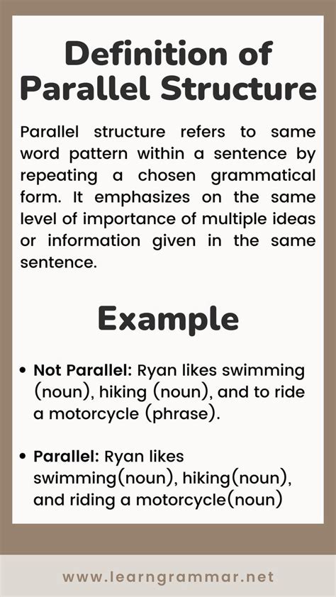 Parallel Structure Definition And Examples In 2022 Word Patterns