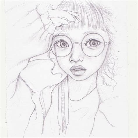 Sketch Of Hikapudayo I Love Her Pink Aesthetics 🌸🌸 Sketch