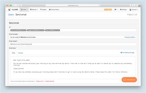 Improvements To The Email Compose Screen Ihasco