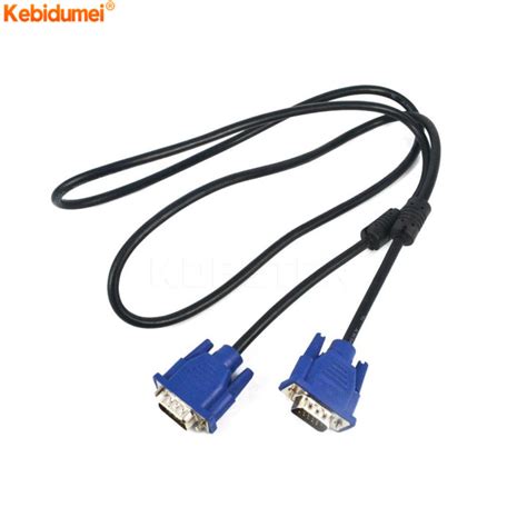 Kebidumei 15m Vga To Vga Cable 15 Pin Male To Male Extension Converter