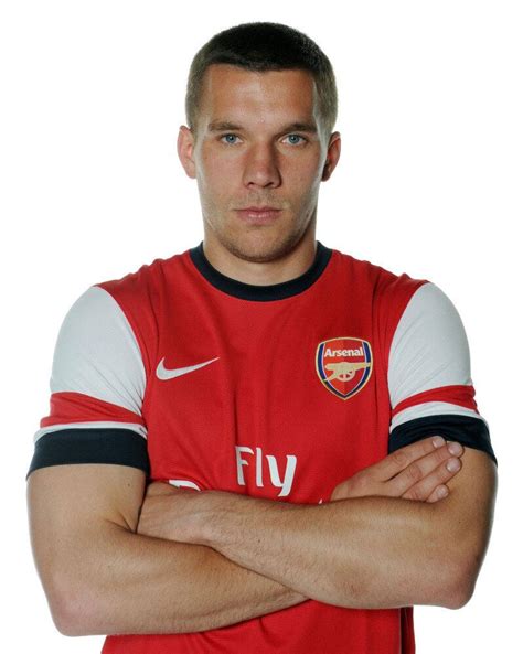 Lukas Podolski Dons New Arsenal Kit After Completing Transfer From