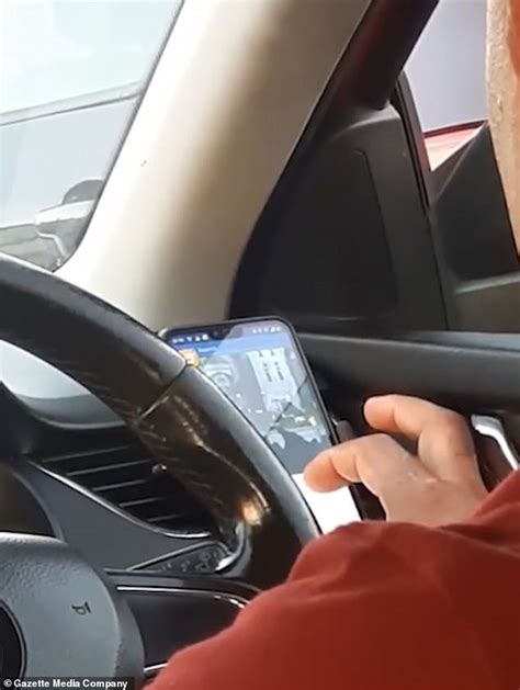 Middlesbrough Taxi Driver Caught Scrolling Through
