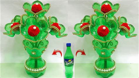 Plastic Bottle Vase Craft Ideadiy New Design Bottle Flower Vasewool