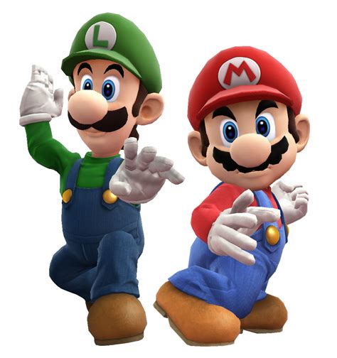Mario And Luigi Battle Pose By Banjo2015 On Deviantart