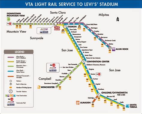 27 San Jose Light Rail Map Maps Online For You