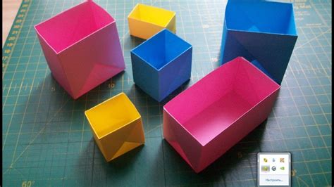 Diy Easy Paper Crafts How To Make Origami Rectangular And Square Box