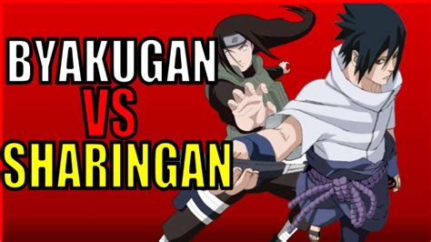 Byakugan Vs Sharingan Youtube