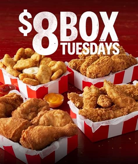 Deal Kfc 8 Box Tuesdays Newcastle Only Frugal Feeds