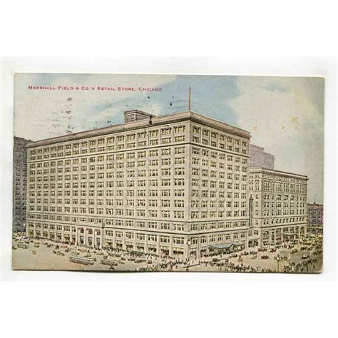 Marshall Field And Companys Retail Store Chicago Postcard
