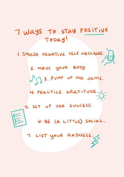 How To Stay Positive 7 Things You Can Do Today Positivity Ways To