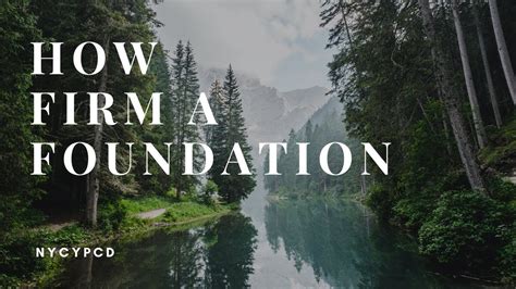 How Firm A Foundation Youtube
