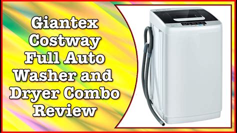 Costway Giantex Full Auto Washer And Dryer Combo Review Ep24640us