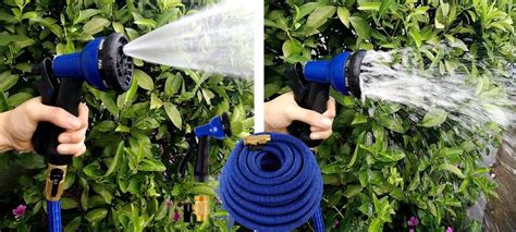 Ohuhu 50 Foot Expandable Garden Hose With 8 Pattern Spray Nozzle Only 2189 Pinching Your