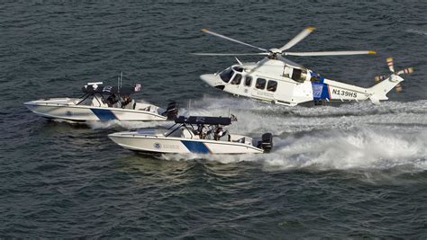 Us Custom And Border Protection Us Coast Guard Boat Police Truck