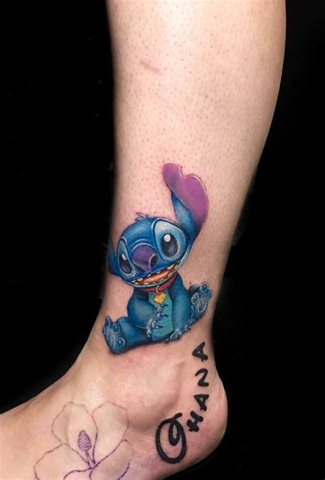 Stitch Ohana Tattoo Color Tattoos Paw Print Tattoo Print Tattoos