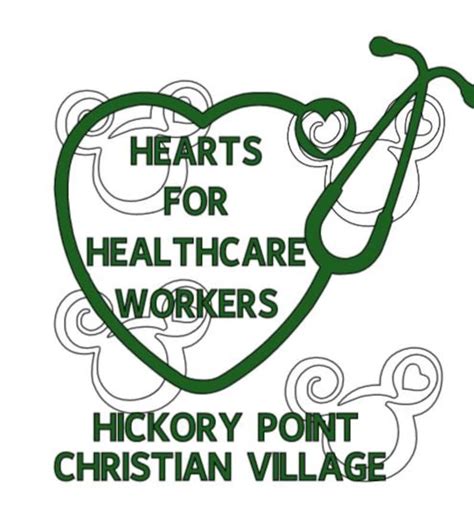 Hearts For Healthcare Workers Car Decal Window Decal Etsy