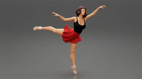 3d File Beautiful Graceful Ballerina Girl Ballet Pose 3d Print Model・3d Print Design To Download