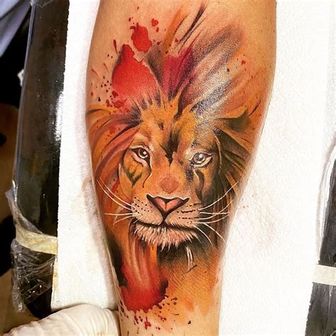 Learn 95 About Colorful Lion Tattoo Best Indaotaonec