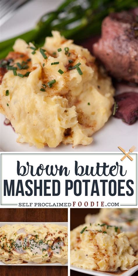 Brown Butter Mashed Potatoes Butter Mashed Potatoes Potato Side