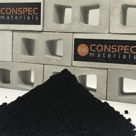 Jet Black Cement And Mortar Color Conspec Materials Llc