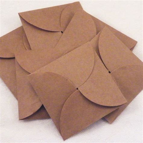 Petal Fold Kraft Envelope Square Envelopes Craft Paper Wrapping